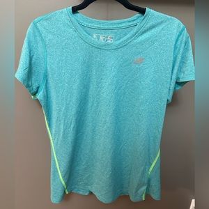 NEW BALANCE | Ladies Large Teal Dri-fit T-Shirt